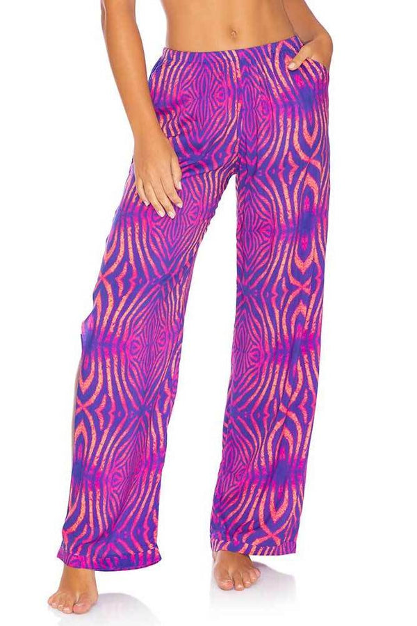 Luli Fama Puerto Aventura SPLIT WIDE LEG PANT